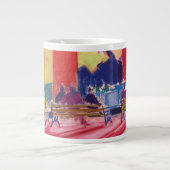 Abtei-Kirchhof-Bad Jumbo-Tasse (Vorderseite)
