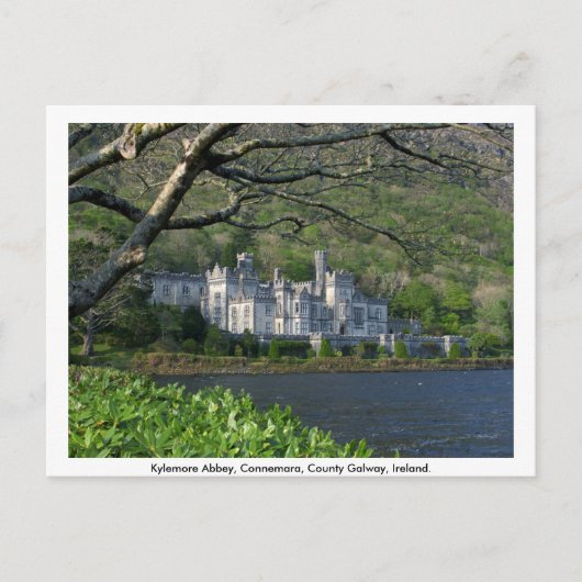 Abtei Kylemore, Connemara, Grafschaft Galway Postkarte (Vorderseite)