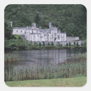 Abtei Kylemore, Connemara, Landkreis Galway, Quadratischer Aufkleber