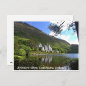 Abtei Kylemore, Connemara Szenerie Co. Galway Postkarte (Vorne/Hinten)