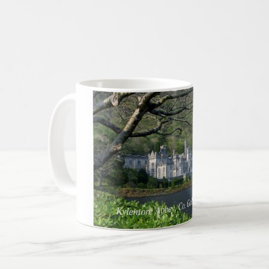 Abtei Kylemore, Grafschaft Galway Irland. Kaffeetasse (Vorderseite Links)