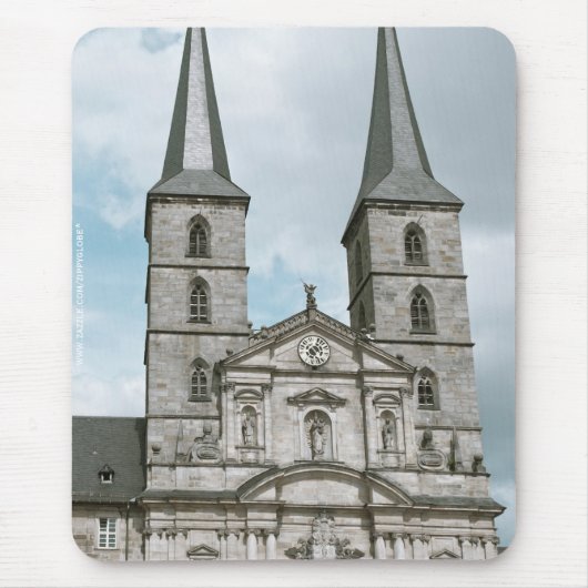 Abtei Michaelsberg in Bamberg Mousepad (Vorne)