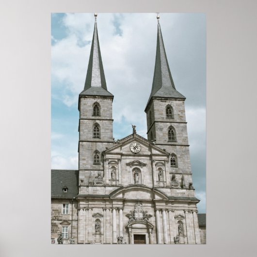 Abtei Michaelsberg in Bamberg Poster (Vorne)