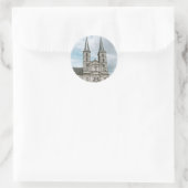 Abtei Michaelsberg in Bamberg Runder Aufkleber (Tasche)