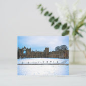 Abtei Newstead im im Winter Postkarte (Stehend Vorderseite)