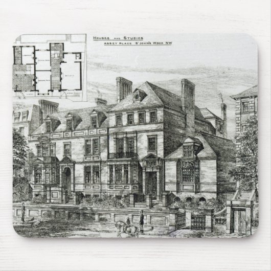 Abtei-Platz, Johannes Holz Mousepad (Vorne)