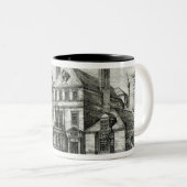 Abtei-Platz, Johannes Holz Zweifarbige Tasse (VorderseiteRechts)