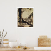 Abtei Rievaulx, North Yorkshire, 1854 (sepia Foto Poster (Küche)