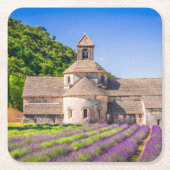 Abtei Senanque aus Provence, Frankreich Rechteckiger Pappuntersetzer (Vorderseite)