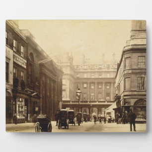 Abtei Square and Pump Rooms, Bath, c.1880 (b/w pho Fotoplatte