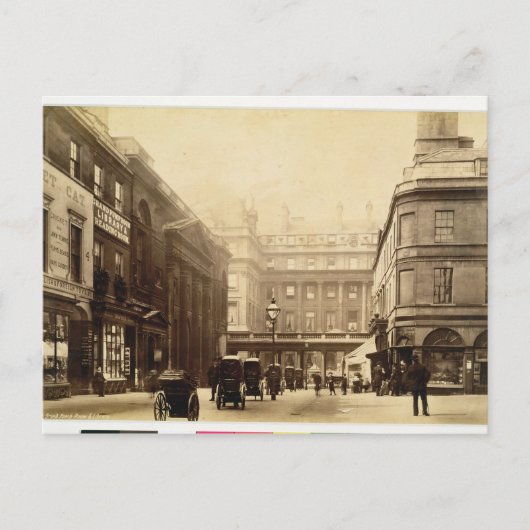 Abtei Square and Pump Rooms, Bath, c.1880 (b/w pho Postkarte (Vorderseite)