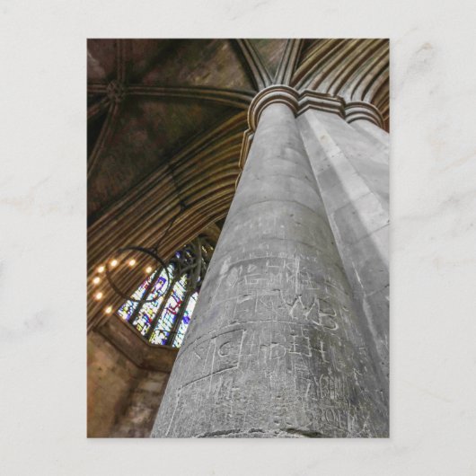 Abtei St. Albans, innen. Postkarte (Vorderseite)