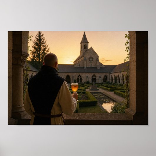 Abtei-Stille und Abendliche Träumerei Poster (Vorne)