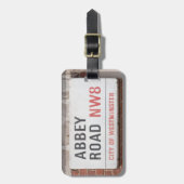 Abtei-Straße London Gepäckanhänger (Vorderseite vertikal)