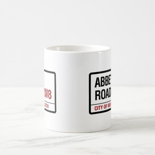 Abtei-Straßen-Kaffee-Tasse Kaffeetasse (Mittel)