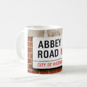 Abtei-Straßen-Studio-London-Tasse Kaffeetasse (Vorderseite Links)