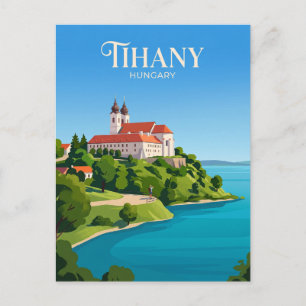 Abtei Tihany Ungarn Postkarte
