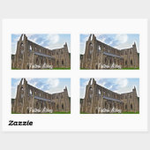 Abtei Tintern, Zisterzienserkloster, Wales Rechteckiger Aufkleber (Blatt)