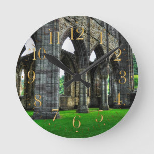 Abtei Tintern, Zisterzienserkloster, Wales Runde Wanduhr