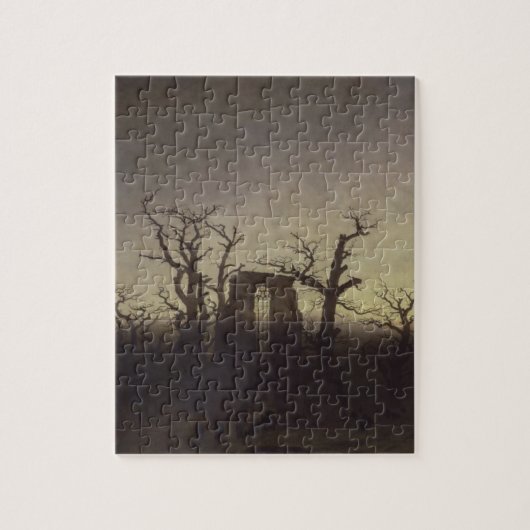 Abtei unter Oak Trees von Caspar David Friedrich Puzzle (Vertikal)