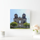 Abtei von Saint-Jean-d'Angély. Quadratische Wanduhr (Zuhause)