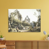 Abtei von Tintern aus "Die romantische und maleris Leinwanddruck (Insitu (Wohnzimmer))