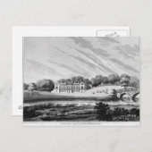 Abtei Woburn, Bedfordshire Postkarte (Vorne/Hinten)