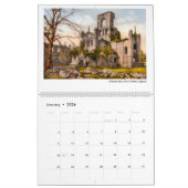 Abteien, Kirchen und Kathedralen 2026 Kalender (Jan 2026)