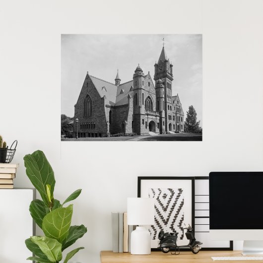 Abteikirche (Uni Holyoke) Poster (Heimbüro)
