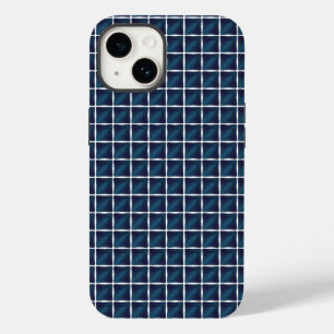 Abteil-Design abgerundet Blau Case-Mate iPhone 14 Hülle