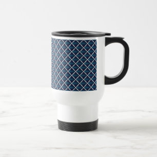Abteil Design abgerundet Blau Reisebecher