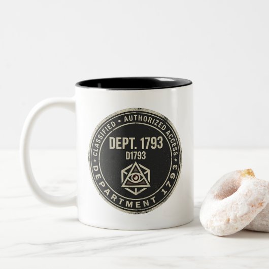 Abteilung 1793 Kaffeetasse (Mit Donut)