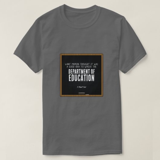 Abteilung Bildung - Ein MisterP-Shirt T-Shirt (Design vorne)