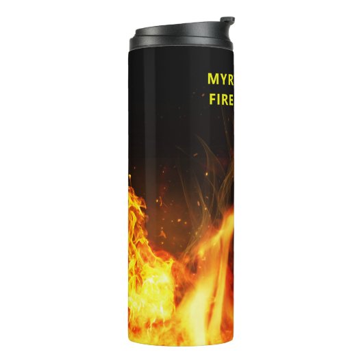 Abteilung Brandbekämpfung Thermosbecher (Nach links gedreht)