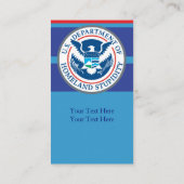 Abteilung der heimatstupidity-Karten Visitenkarte (Rückseite)