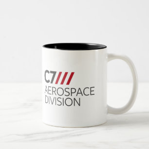 Abteilung des Aerospace-C7 Zweifarbige Tasse