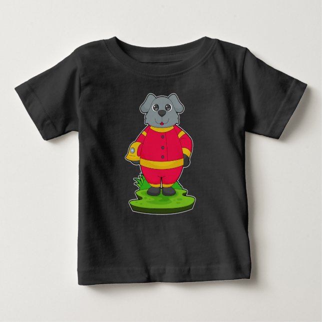 Abteilung Feuerwehrfeuer Baby T-shirt (Vorderseite)