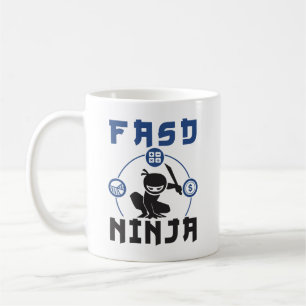 Abteilung Finanzverwaltung der FASD Ninja Kaffeetasse