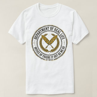 Abteilung für echtes Leben Lustige Vintage-Regieru T-Shirt