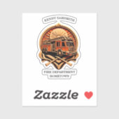 Abteilung für Mut und Dedication Fire Aufkleber (Blatt)