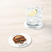 Abteilung für Mut und Dedication Fire Runder Pappuntersetzer (Vor Ort)