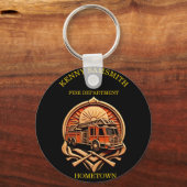 Abteilung für Mut und Dedication Fire Schlüsselanhänger (Rückseite)