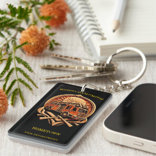 Abteilung für Mut und Dedication Fire Schlüsselanhänger