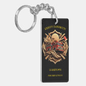 Abteilung für Mut und Dedication Fire Schlüsselanhänger (Vorderseite links)