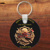 Abteilung für Mut und Dedication Fire Schlüsselanhänger (Vorderseite)