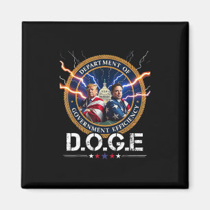 Abteilung für Regierungseffizienz Doge Trump 47t Magnet