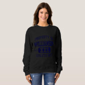 Abteilung für retro Athletik-Eigentum von Williams Sweatshirt (Vorne ganz)