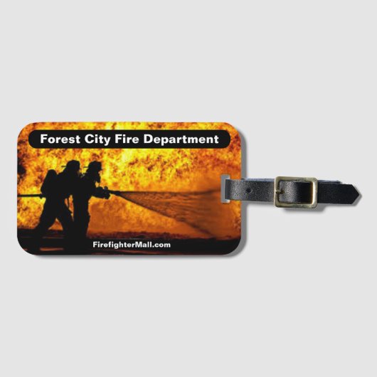 Abteilung für Waldbrände Gepäckanhänger (Vorderseite (Horizontal))