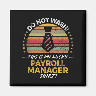 Abteilung Gehaltsverwaltung Funny Quote Grafik Magnet