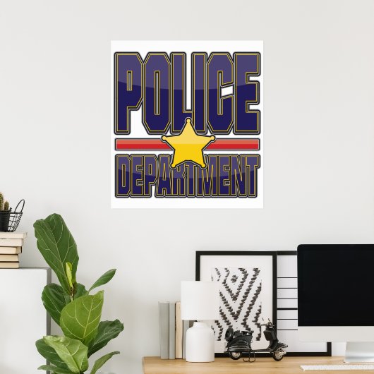 Abteilung Gloss Police Poster (Heimbüro)